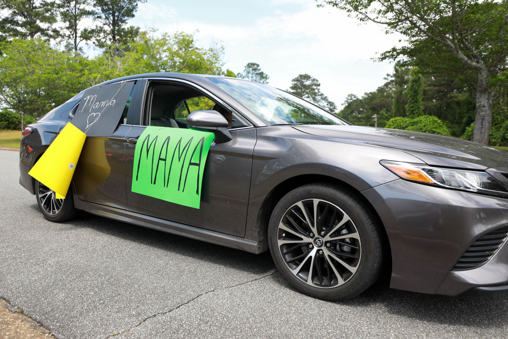 Car parade for Oak Park Nursing Home and Independent Living Community residents